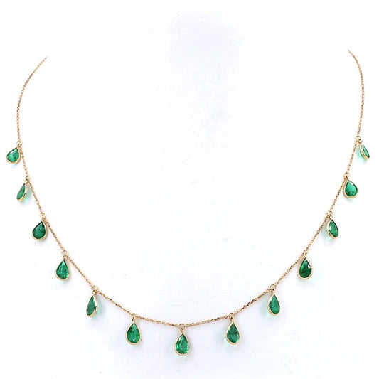 Emerald Drop Necklace