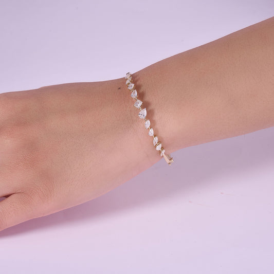 Mixed Shape Diamond Bracelet