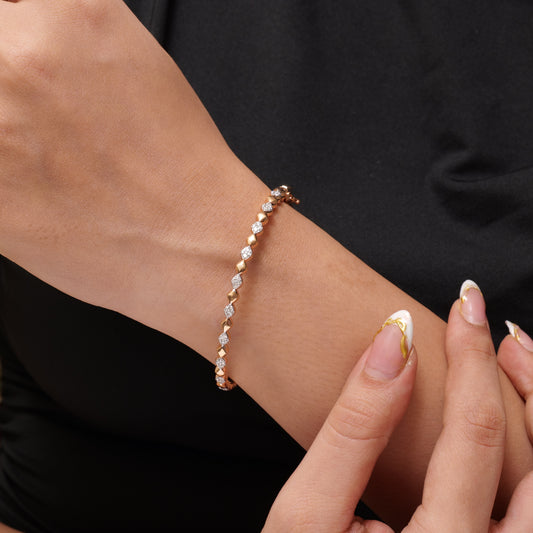 Bubble Drop design bangle bracelet