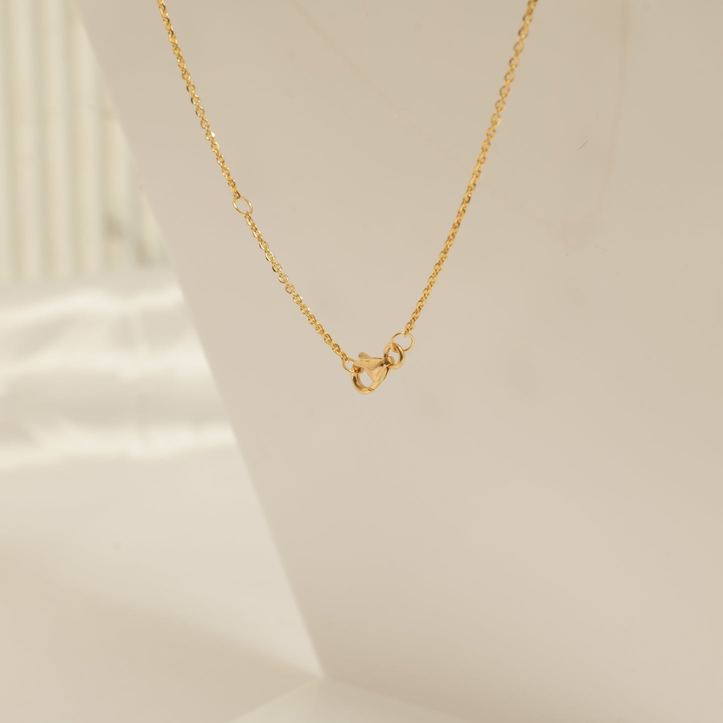 Diamond Station Charm Necklace