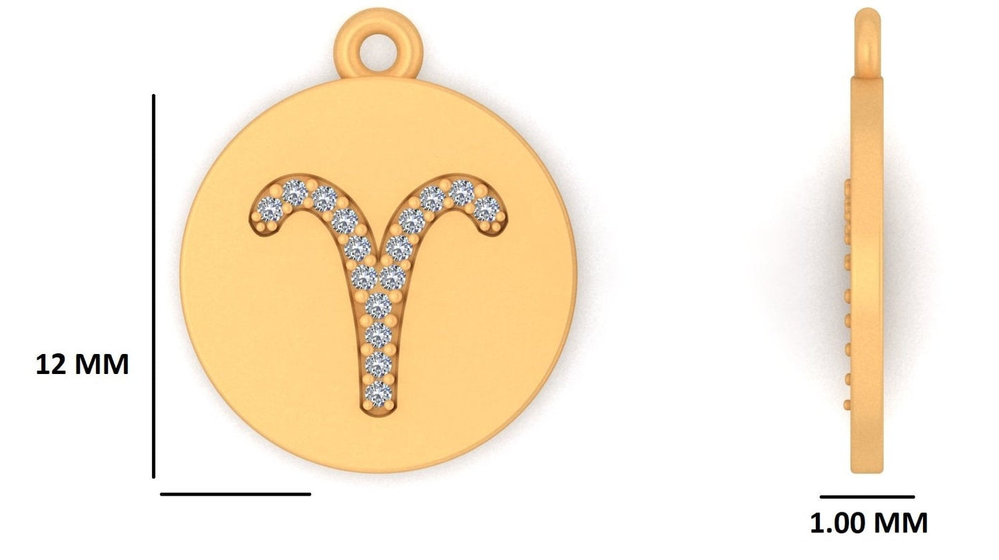 Aries Horoscope Birth Sign Charm
