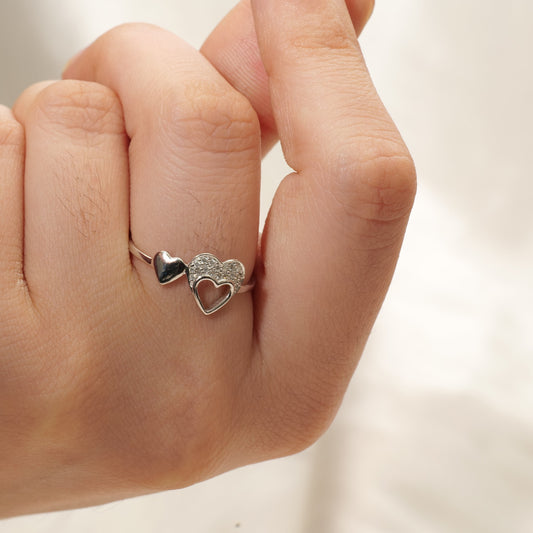 Diamond Heart Ring