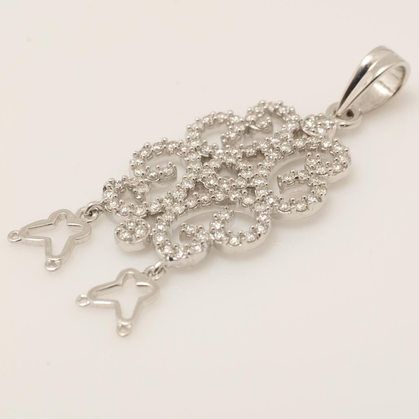 Floral Diamond Pendant
