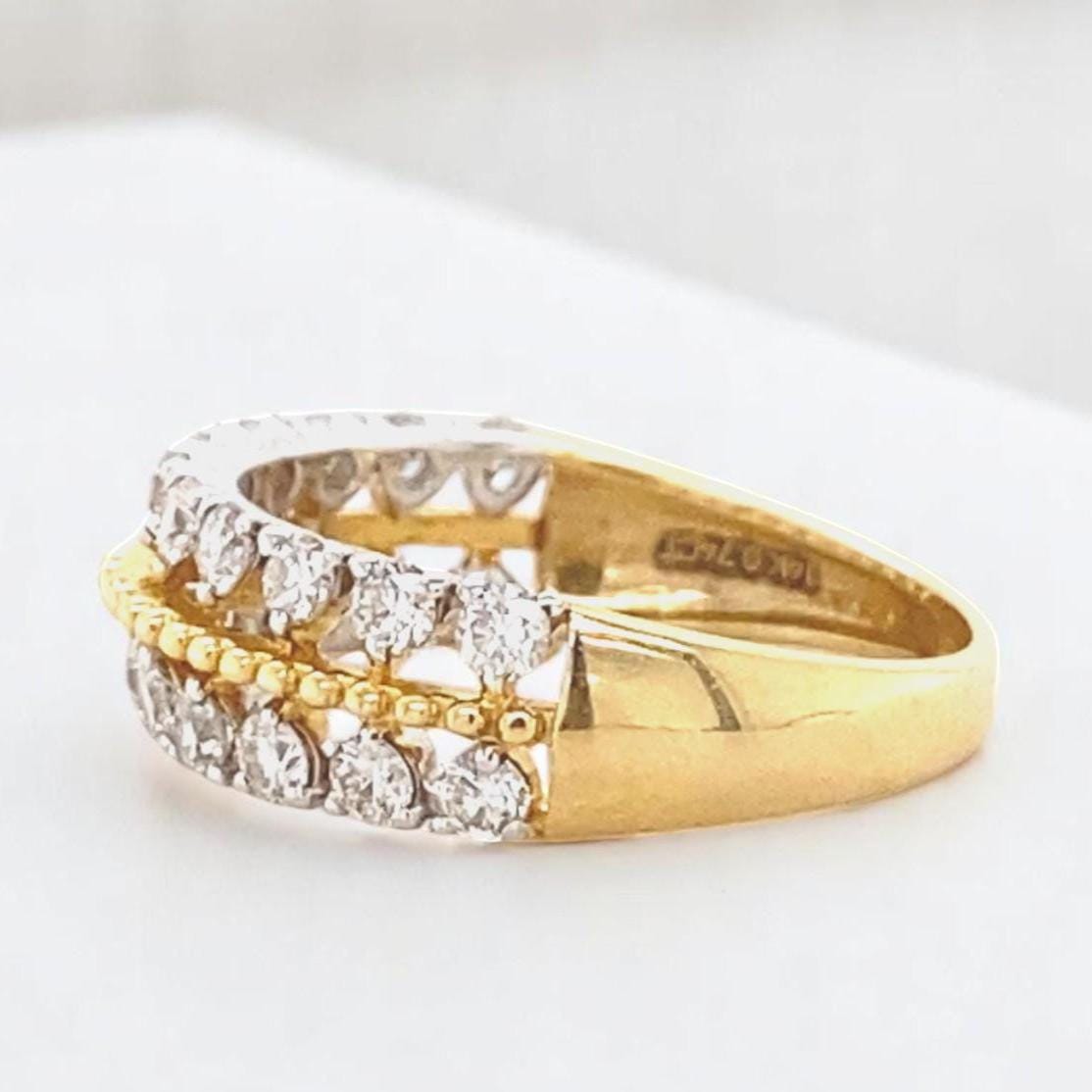 Half Eternity Diamond Ring