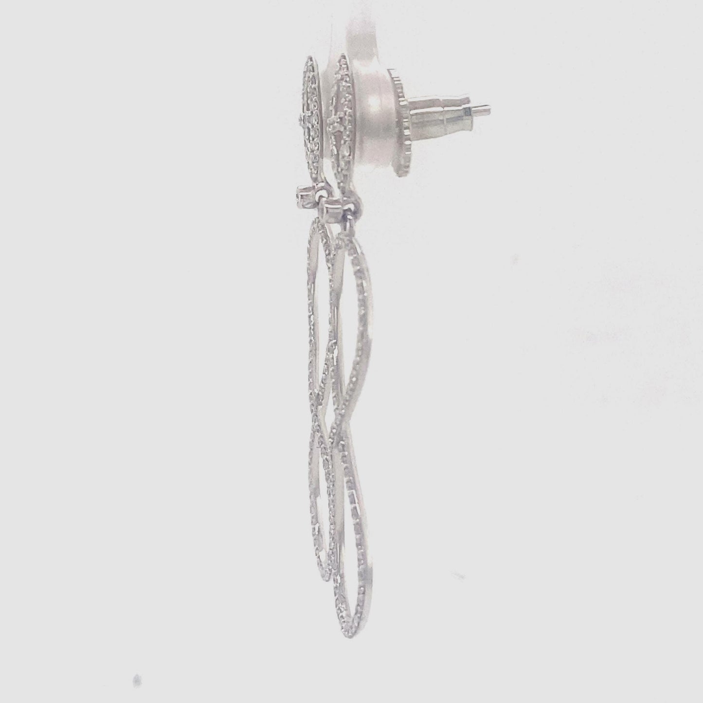 Dangle Diamond Earrings