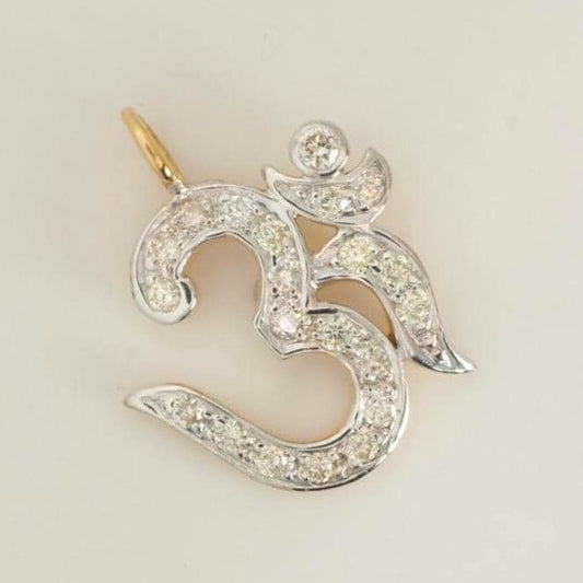 Religious Om Diamond Pendant