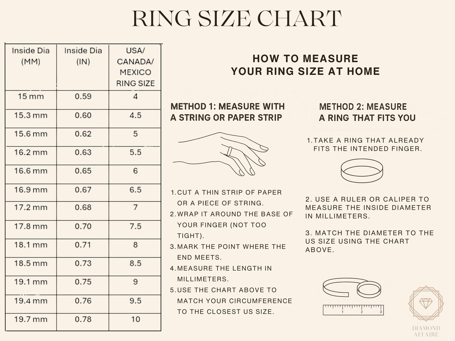 Baguettes and Round Illusion Natural Diamond Ring