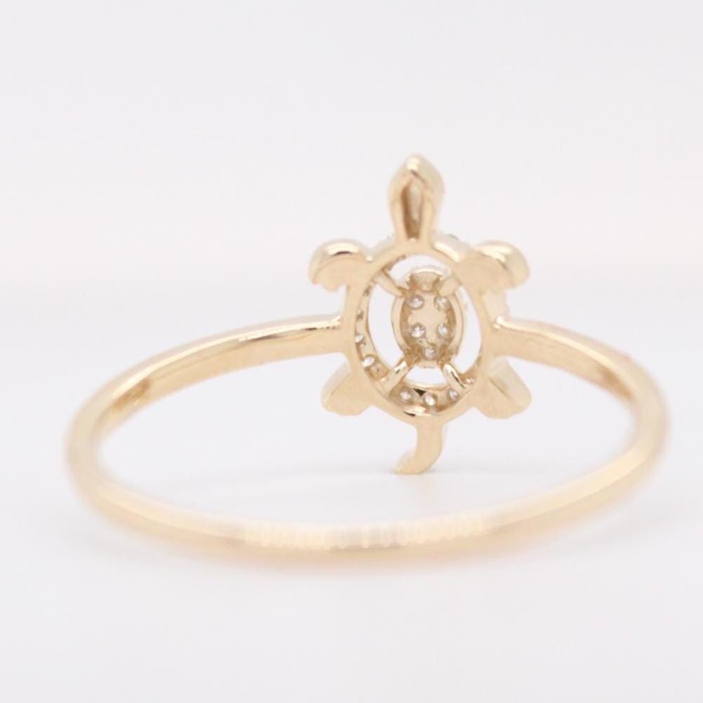 Turtle Diamond Ring
