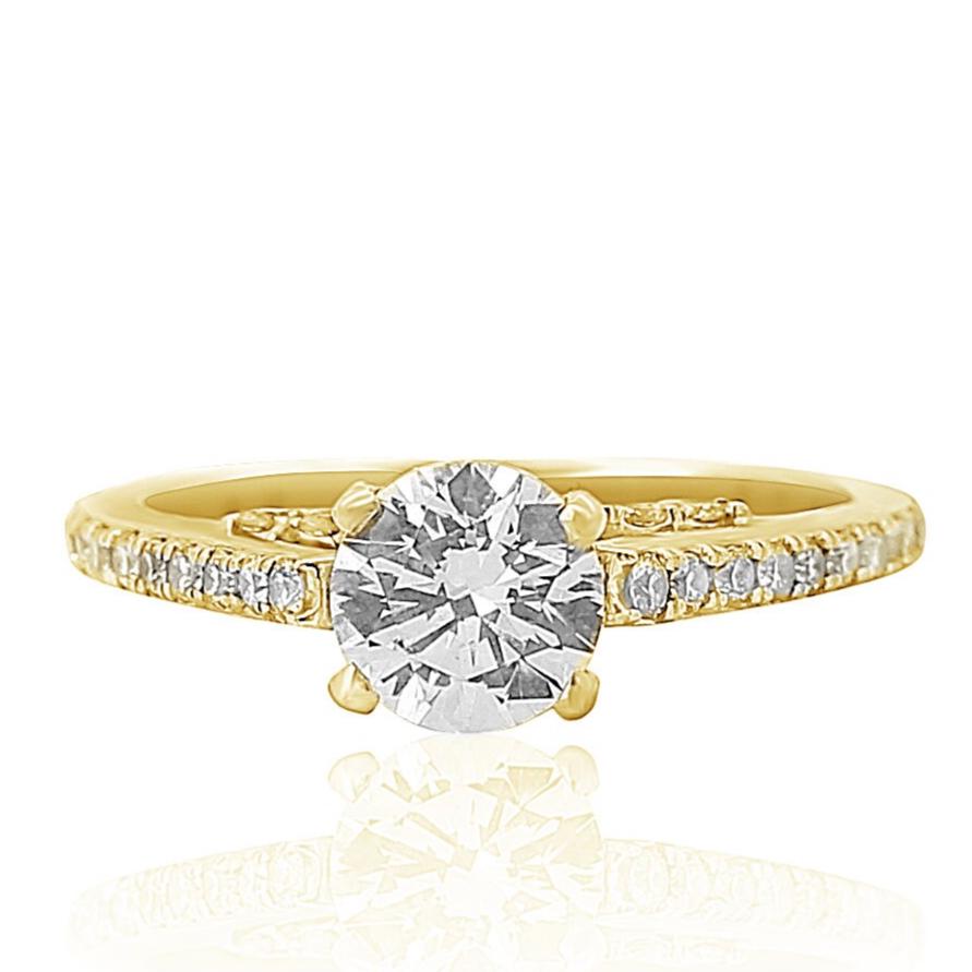 Round Solitaire Diamond Ring