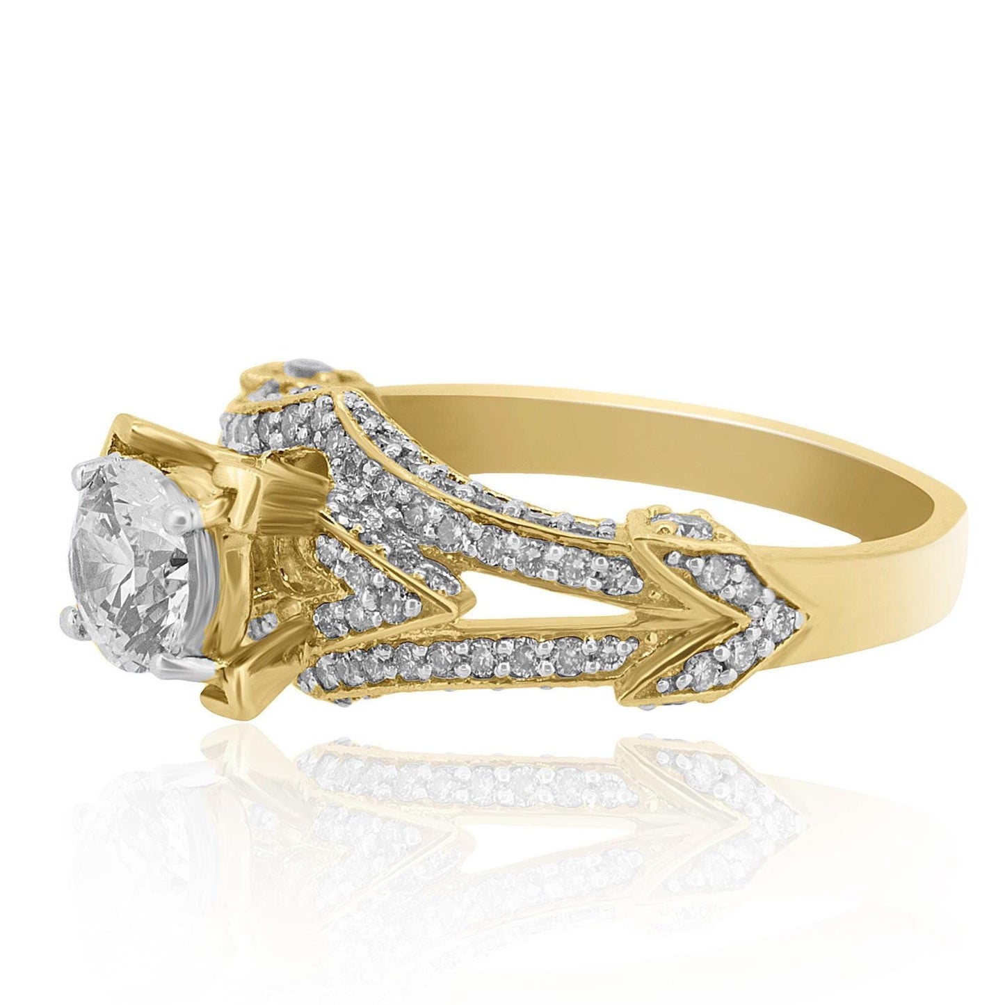 Round Solitaire Diamond Ring
