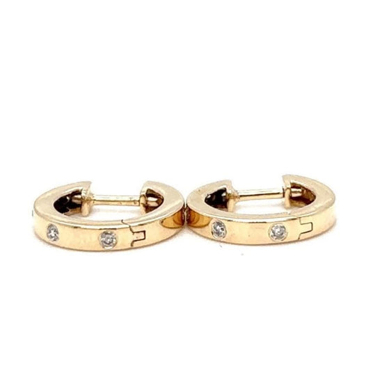 Diamond Huggie Kids Earrings
