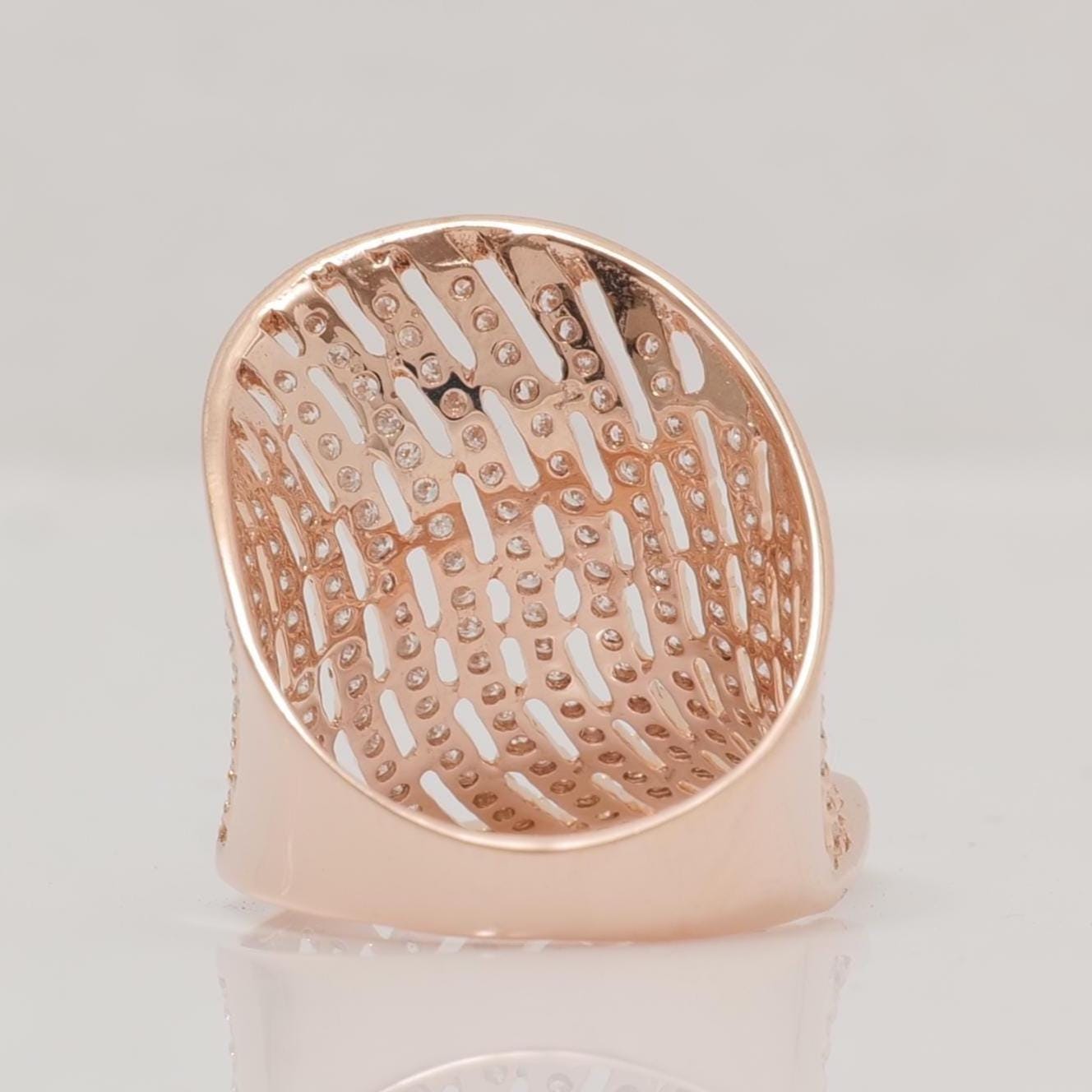Wide Diamond Ring
