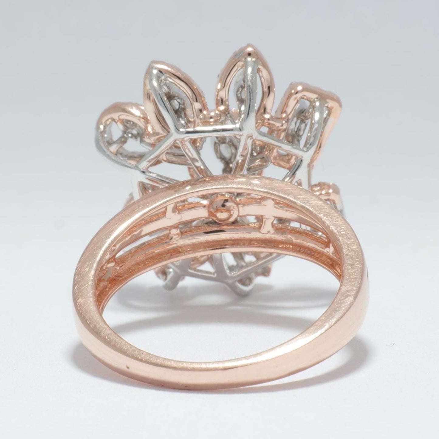 Floral Cocktail Diamond Ring