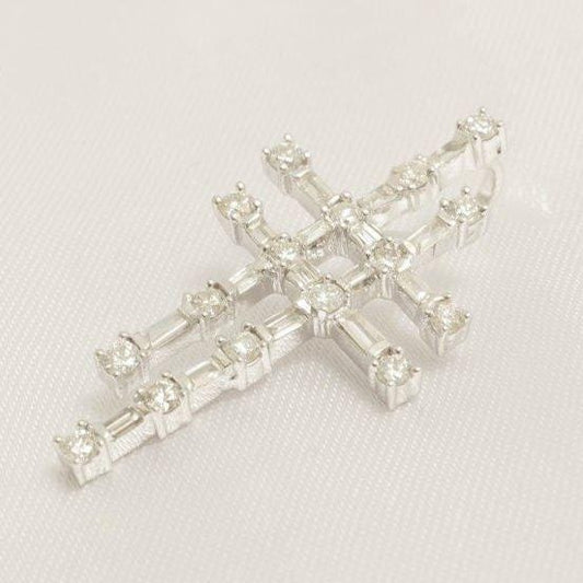 Cross Diamond Pendant Necklace
