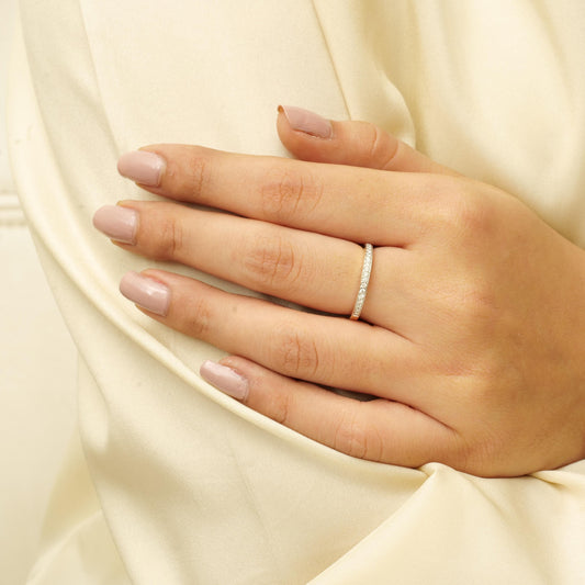 Diamond Half Eternity Band