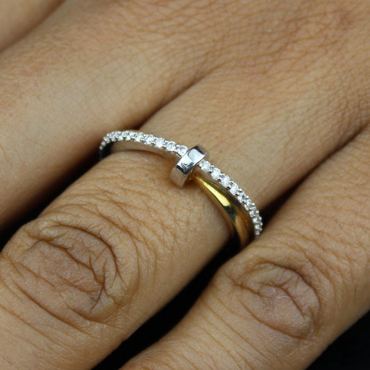 Diamond Knots Ring