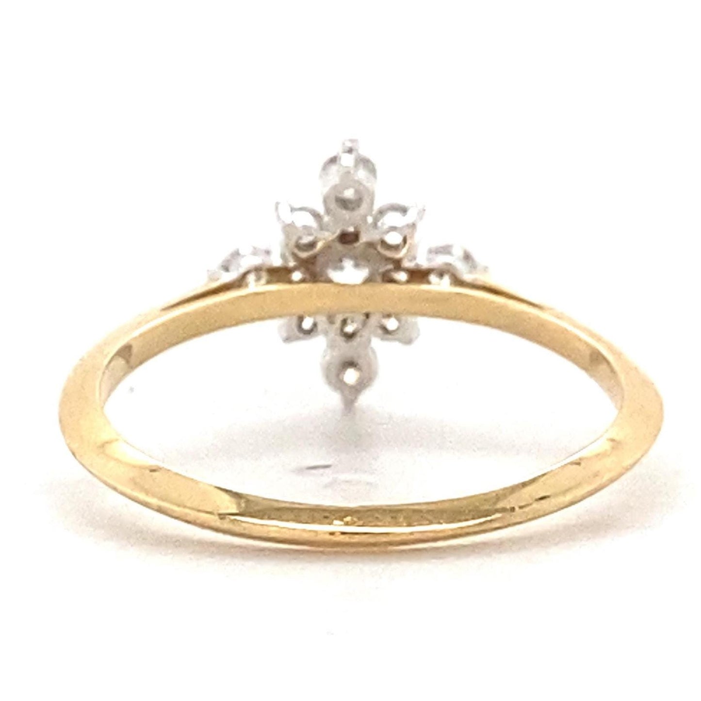 Snowflake Diamond Ring