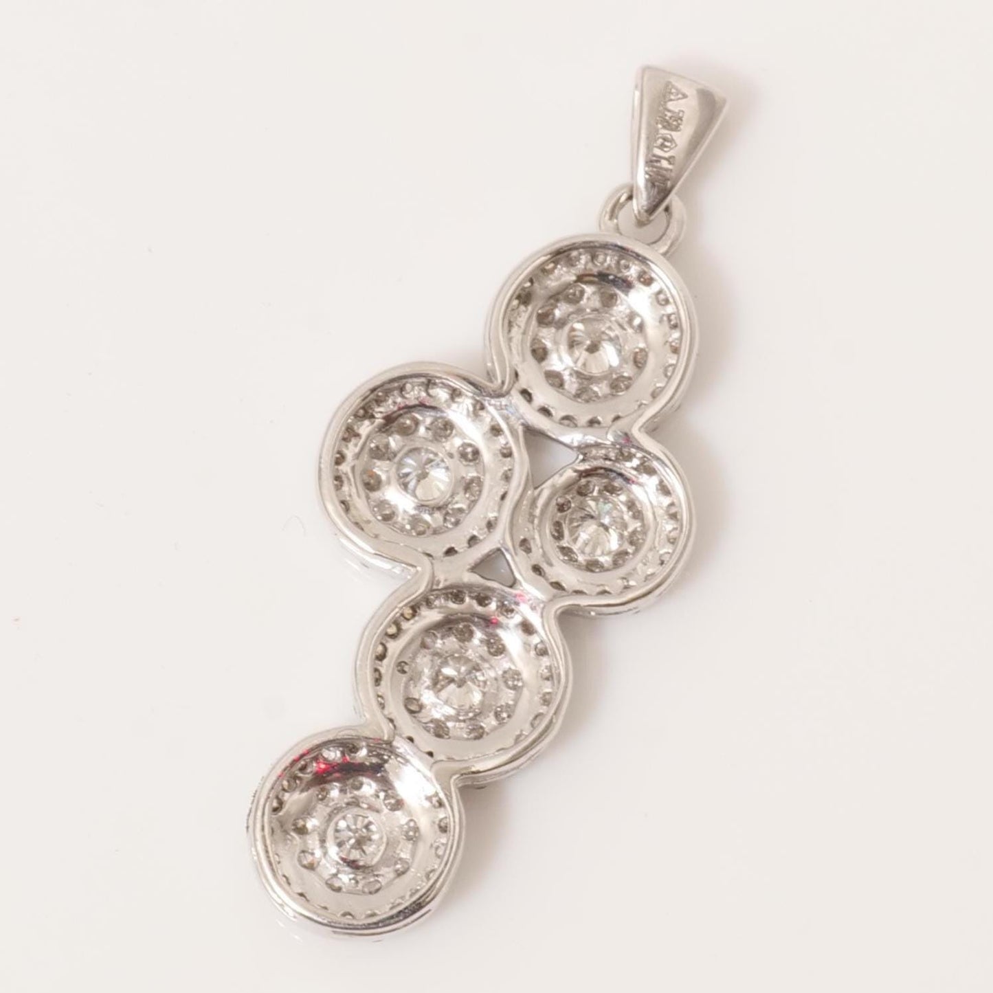 Circle Cluster Diamond Pendant