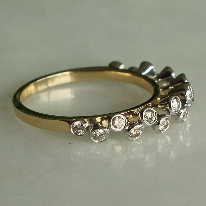 Half Eternity Diamond Band Ring