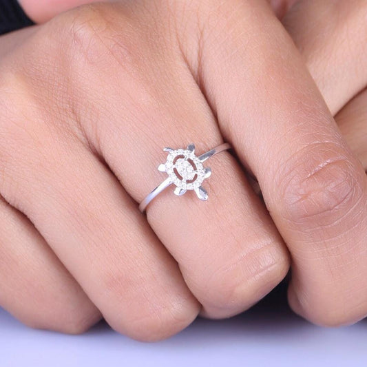 Turtle Diamond Ring