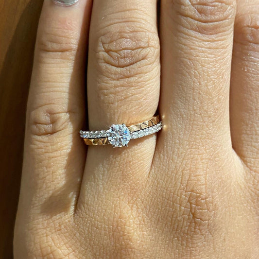 Round Solitaire Diamond Ring