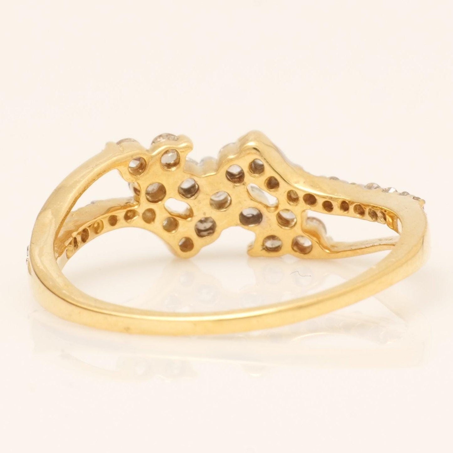 Floral Cluster Natural Diamond Ring