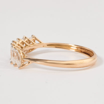 Marquise Diamond Half Eternity Ring