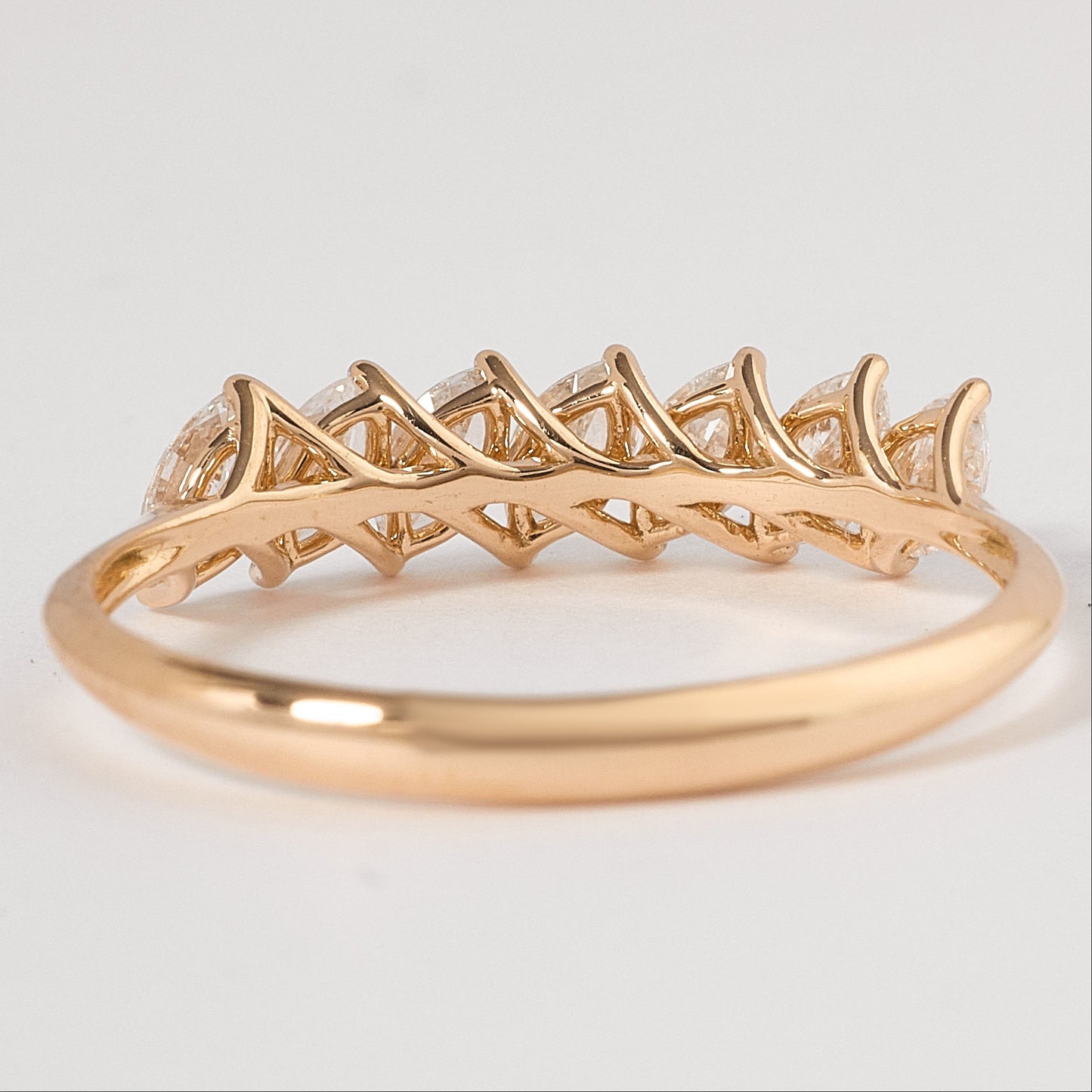 Marquise Diamond Half Eternity Ring