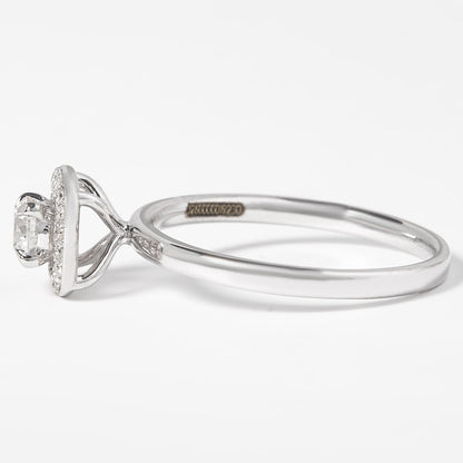 Cushion Halo Diamond Ring