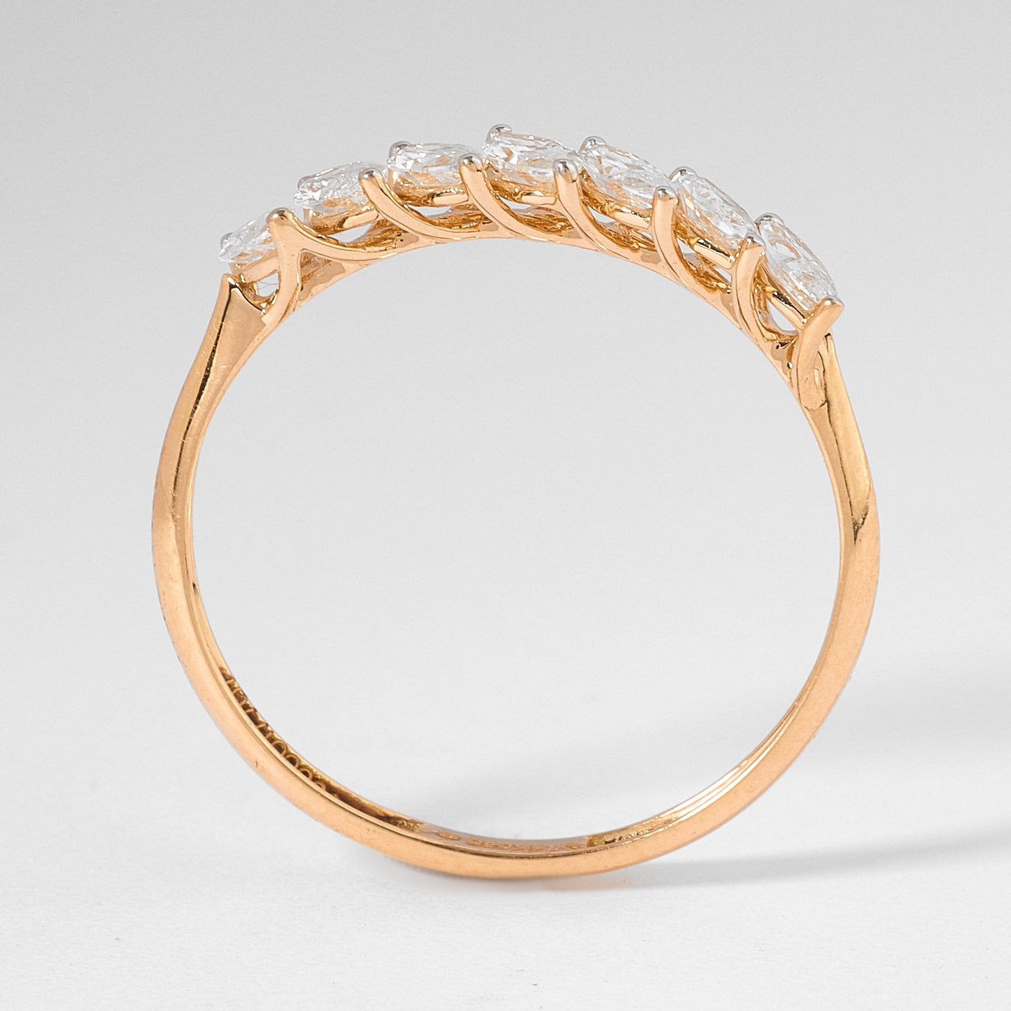 Marquise Diamond Half Eternity Ring