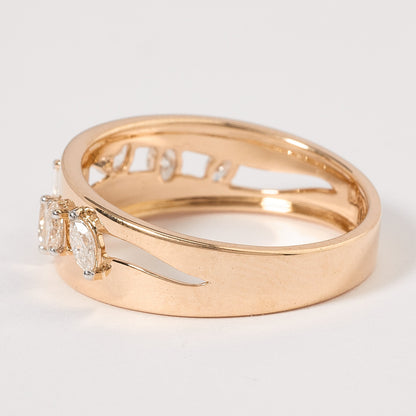 Multi Shape Diamond Band Ring