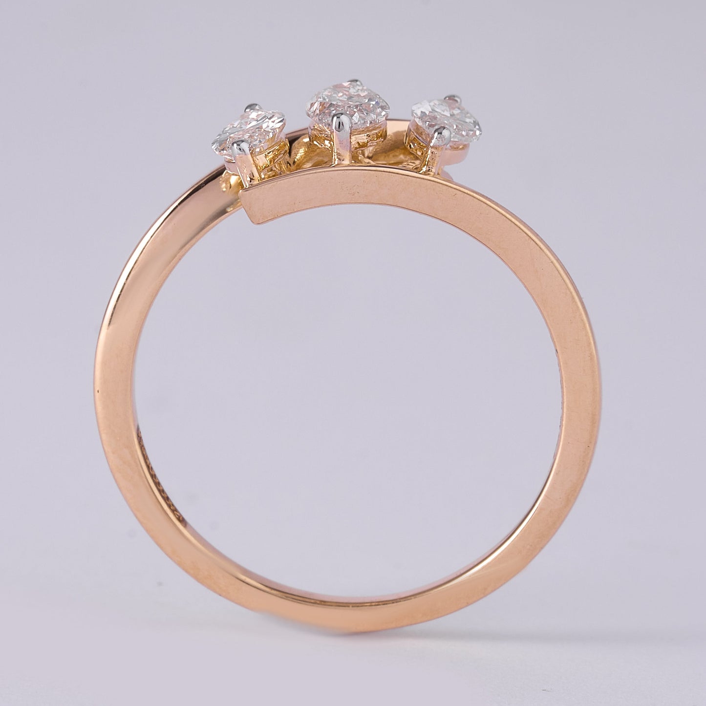 Marquise Three Stone Diamond Ring