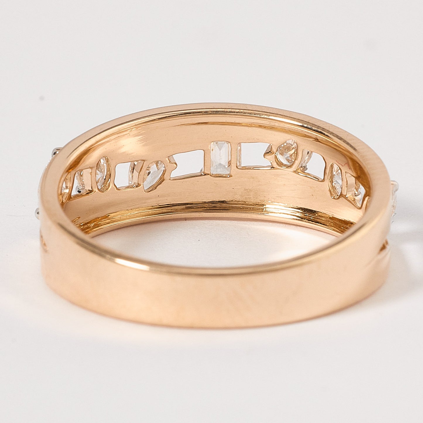 Multi Shape Diamond Band Ring