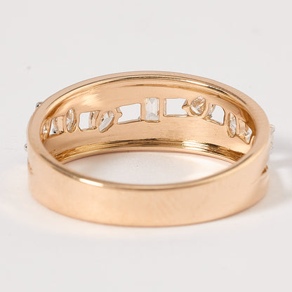 Multi Shape Diamond Band Ring