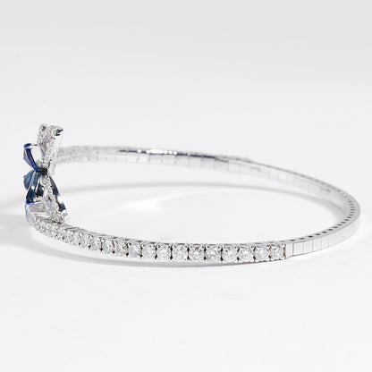 Blue Stone Butterfly Bracelet