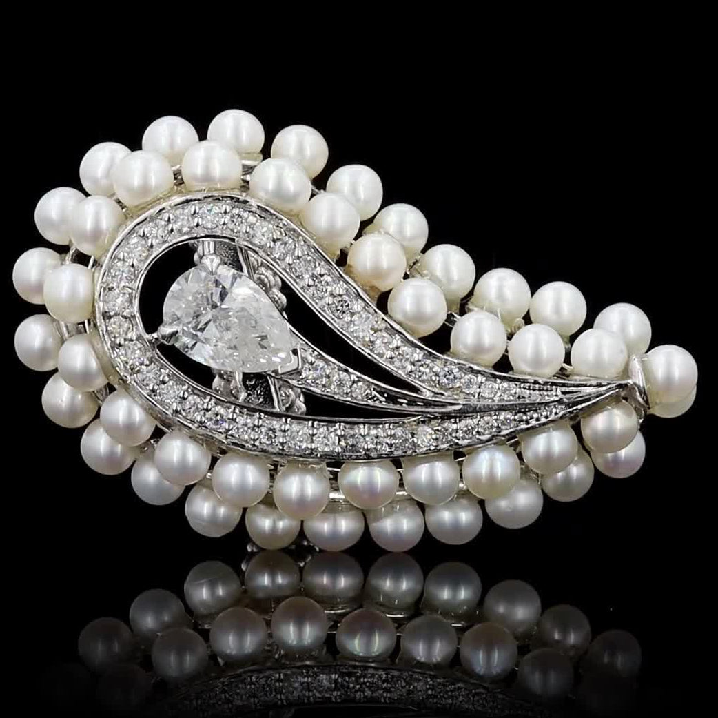 Pearl Diamond Ring