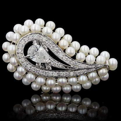Pearl Diamond Ring