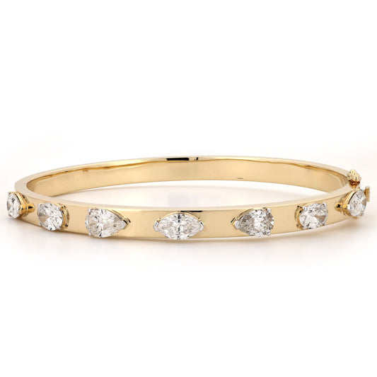Fancy Natural Diamond Bangle Bracelet