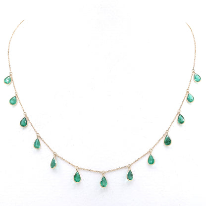 Emerald Drop Necklace