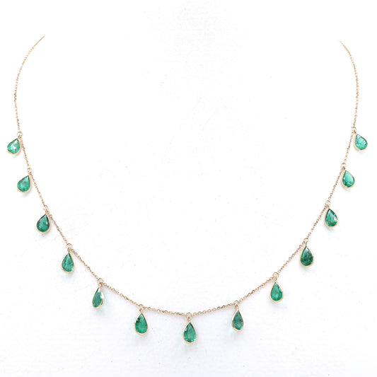 Emerald Drop Necklace