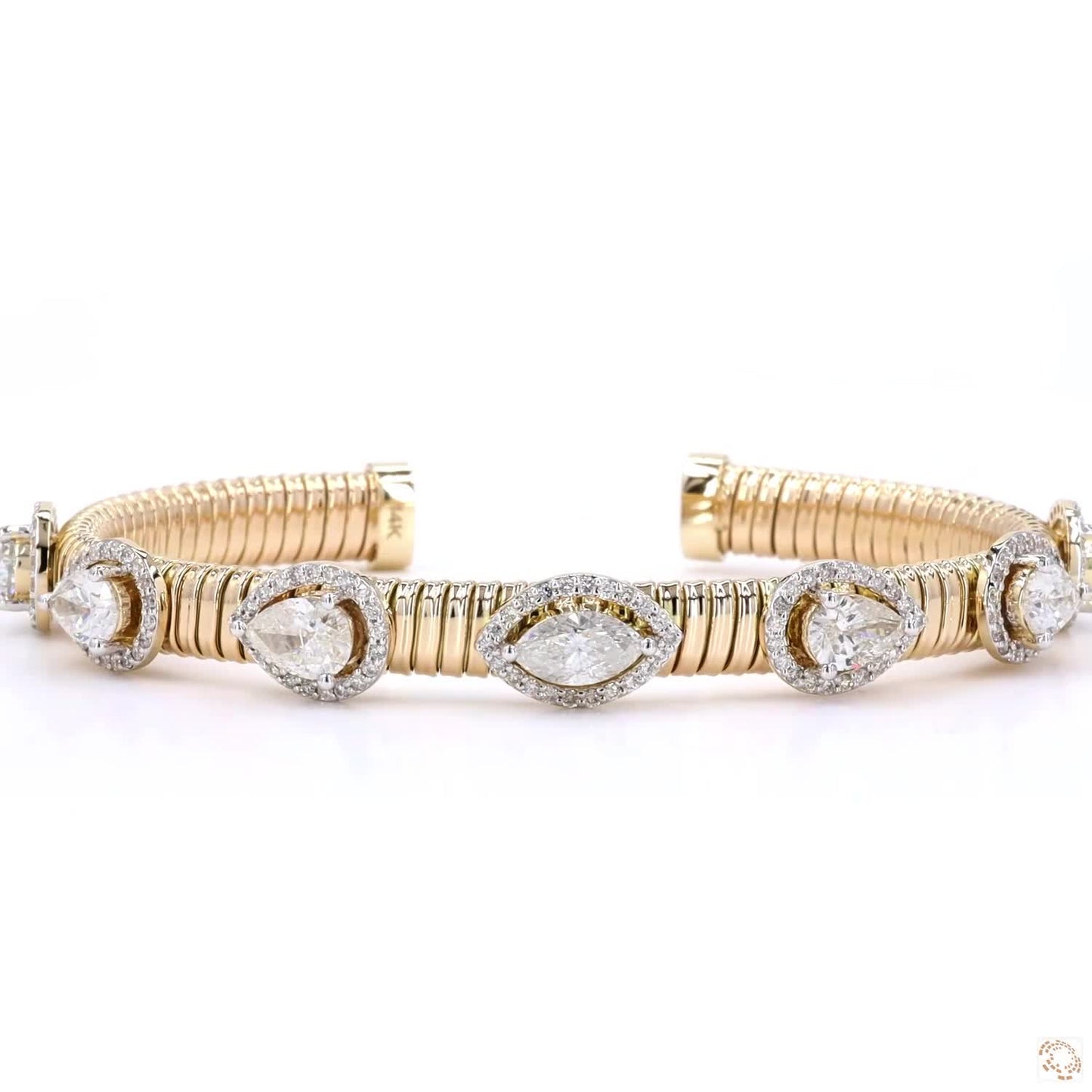 Open Cuff Diamond Bracelet