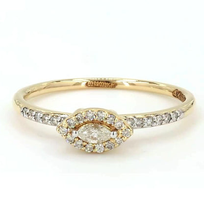 Marquise Natural Diamond Proposal Ring