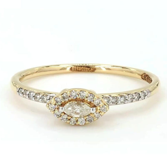 Marquise Natural Diamond Proposal Ring