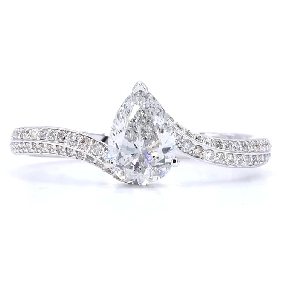 Pear Diamond Ring