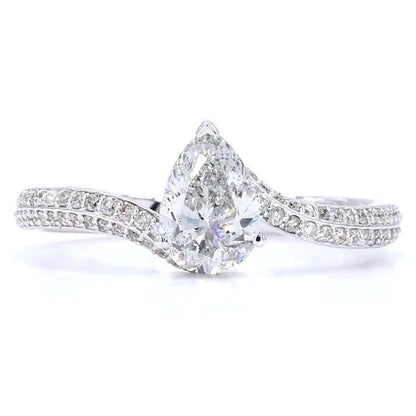 Pear Diamond Ring