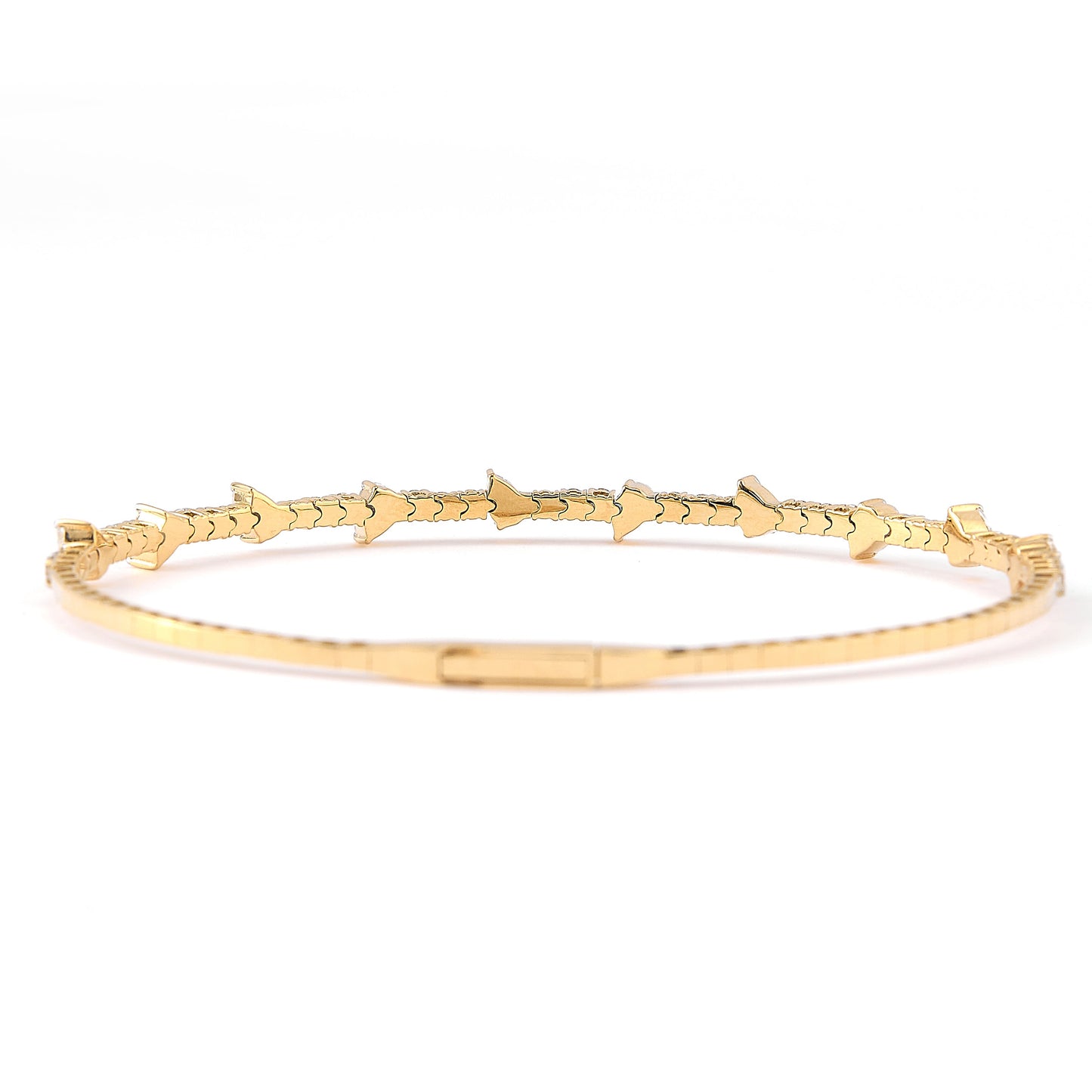 Pear Diamond Station Bracelet