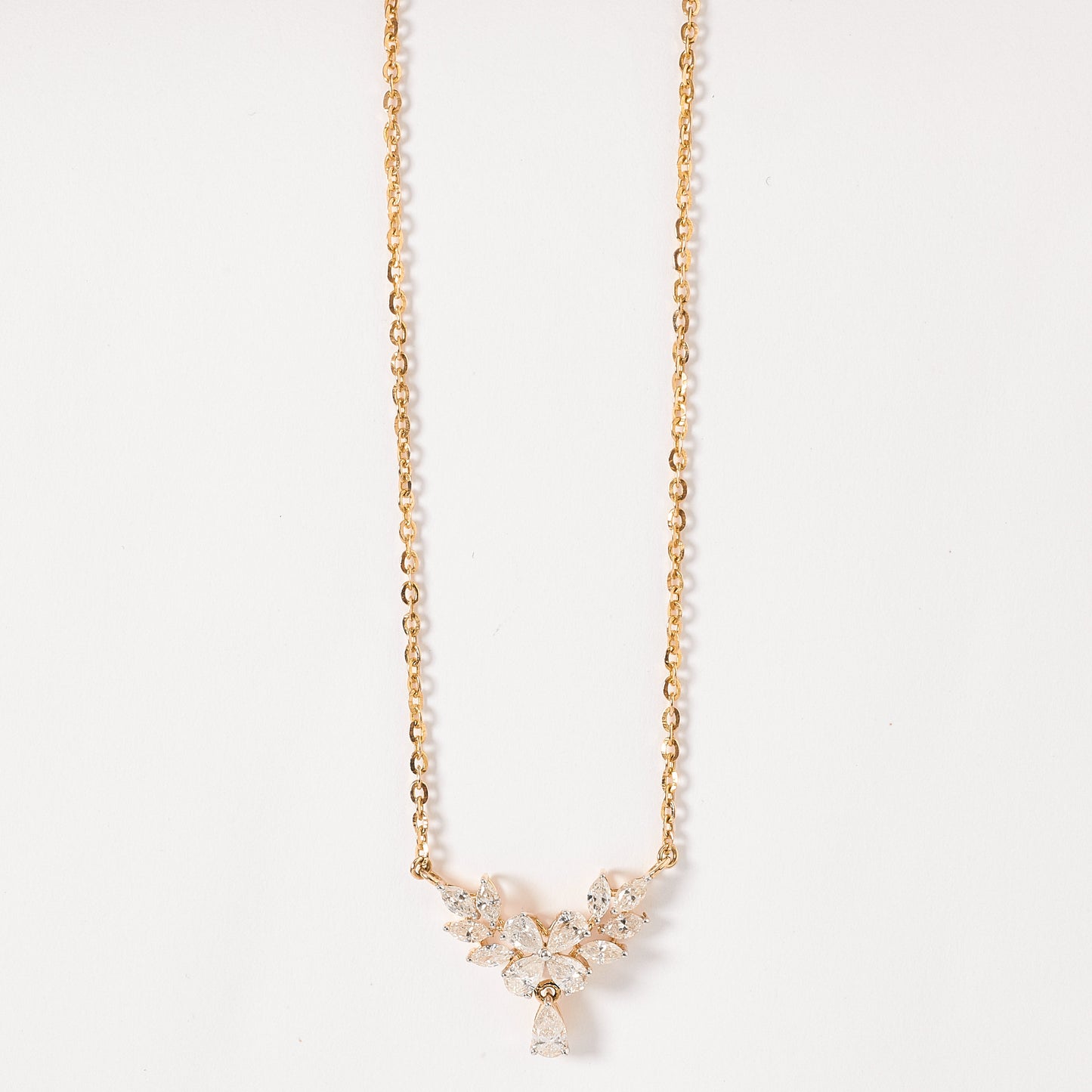 Floral Diamond Necklace