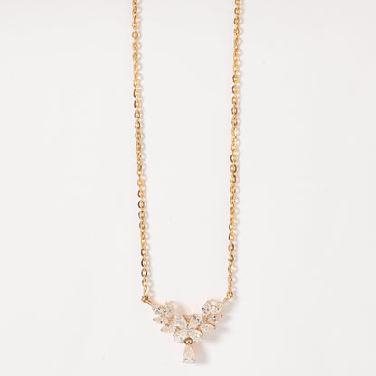 Floral Diamond Necklace