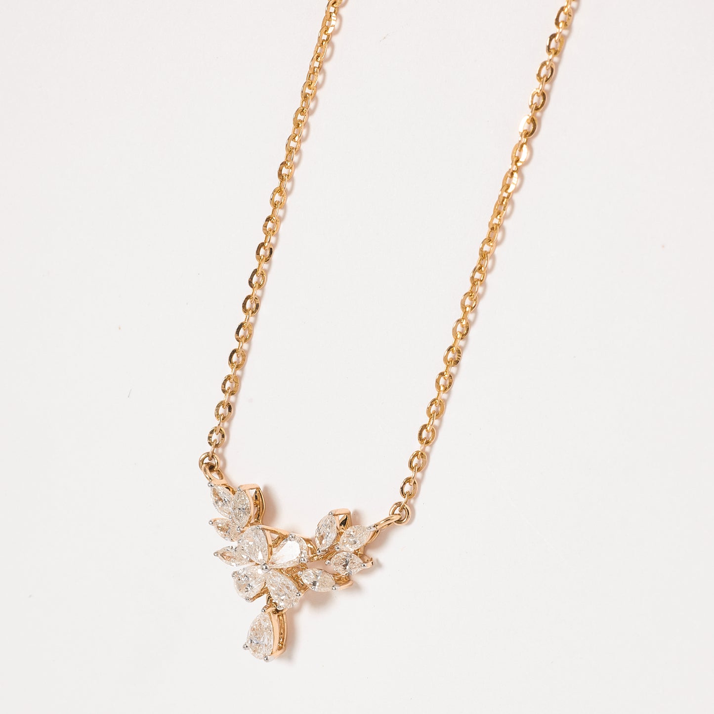 Floral Diamond Necklace