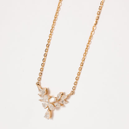 Floral Diamond Necklace